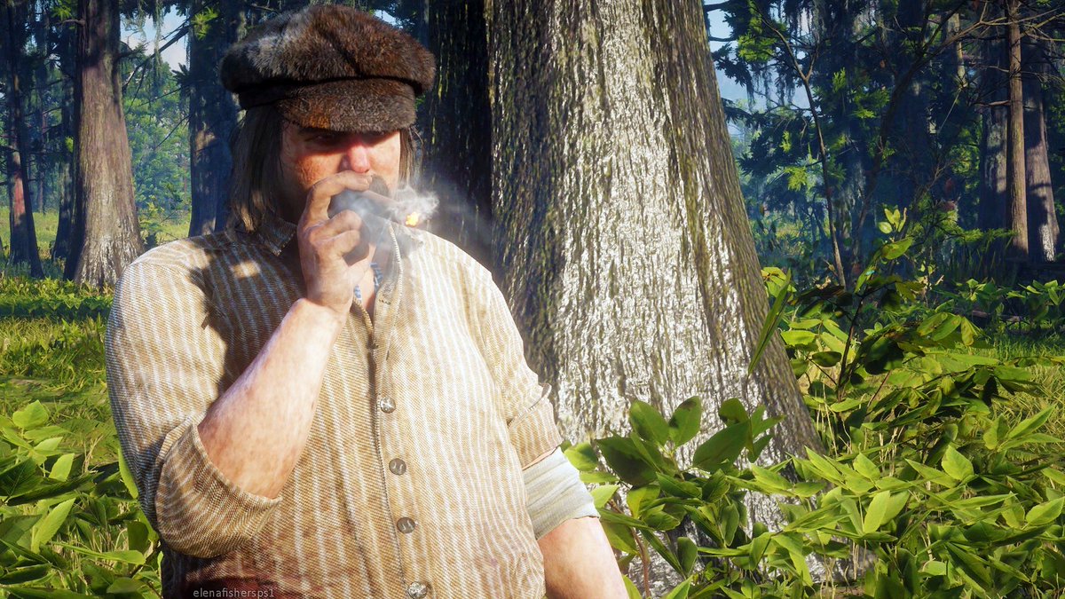  #rdr2  #simonpearsonsimon looking good in this hat and smoking a cigar 