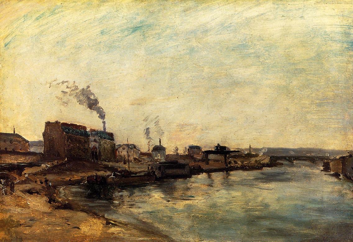 giuvegiuve68's tweet photo. Port de Grenelle, 1875 - Paul Gauguin https://t.co/7g7MciYLsd