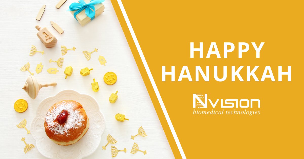 May you be blessed with good health, joy, and peace! Happy Hanukkah from your friends at Nvision. #Hanukkah #HappyHanukkah
