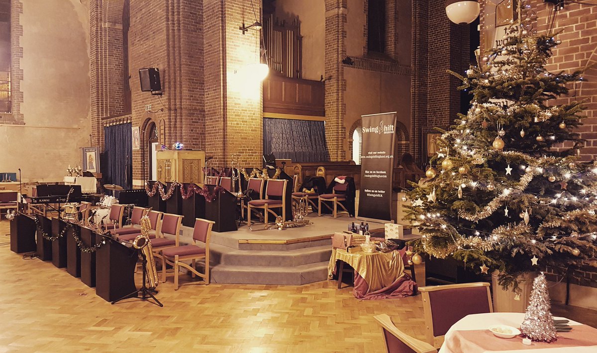SwingshiftUK's tweet photo. Great #Christmas concert at All Souls Church.

#jazz
#bigband
#Liverpool https://t.co/JknNOUfV21