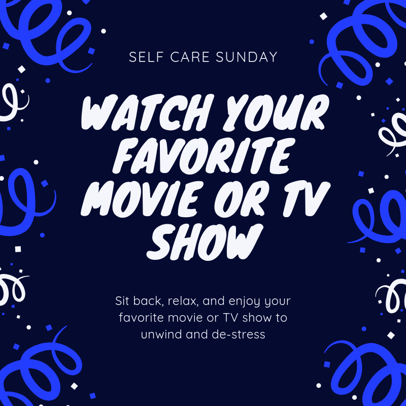 sarp_bu's tweet photo. SELF-CARE SUNDAY
-----Watch your favorite movie or TV show. Sit back, relax, and enjoy your holiday break https://t.co/Vq4Ouhtukb