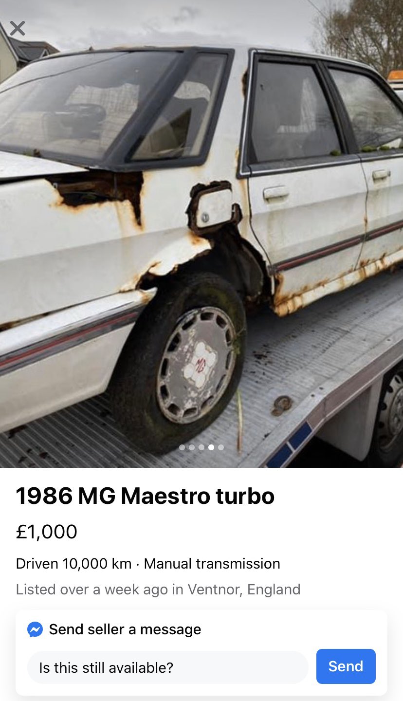 تويتر Car Sales Memes على تويتر Meanwhile On Facebook Marketplace Mg Montego T Co J1nejdc5ly