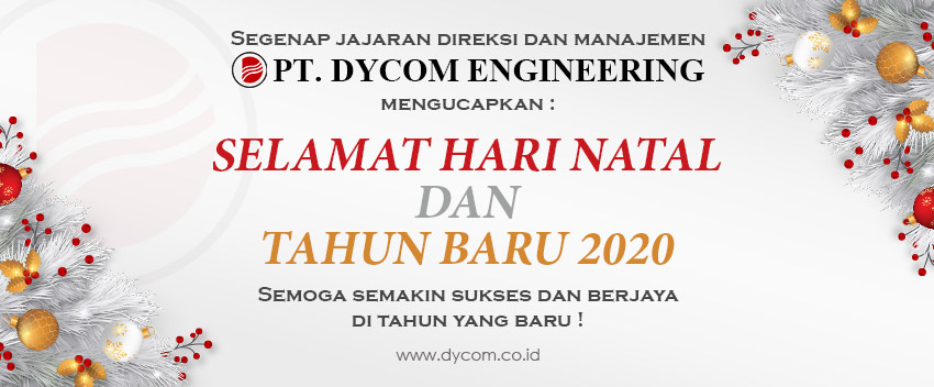 dycomjakarta's tweet photo. Segenap jajaran Direksi dan Manajemen PT. Dycom Engineering mengucapkan : Selamat Hari Natal dan Tahun Baru 2020. Semoga semakin sukses dan berjaya di tahun yang baru. https://t.co/fGT7FyOn5k