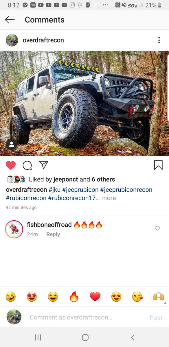 jeeponct's tweet photo. When the MFG loves your rig! 🔥🔥 #fishboneoffroad #fiahbone #jeeponct #acigroup @FJCallahan https://t.co/bPI51atDzU