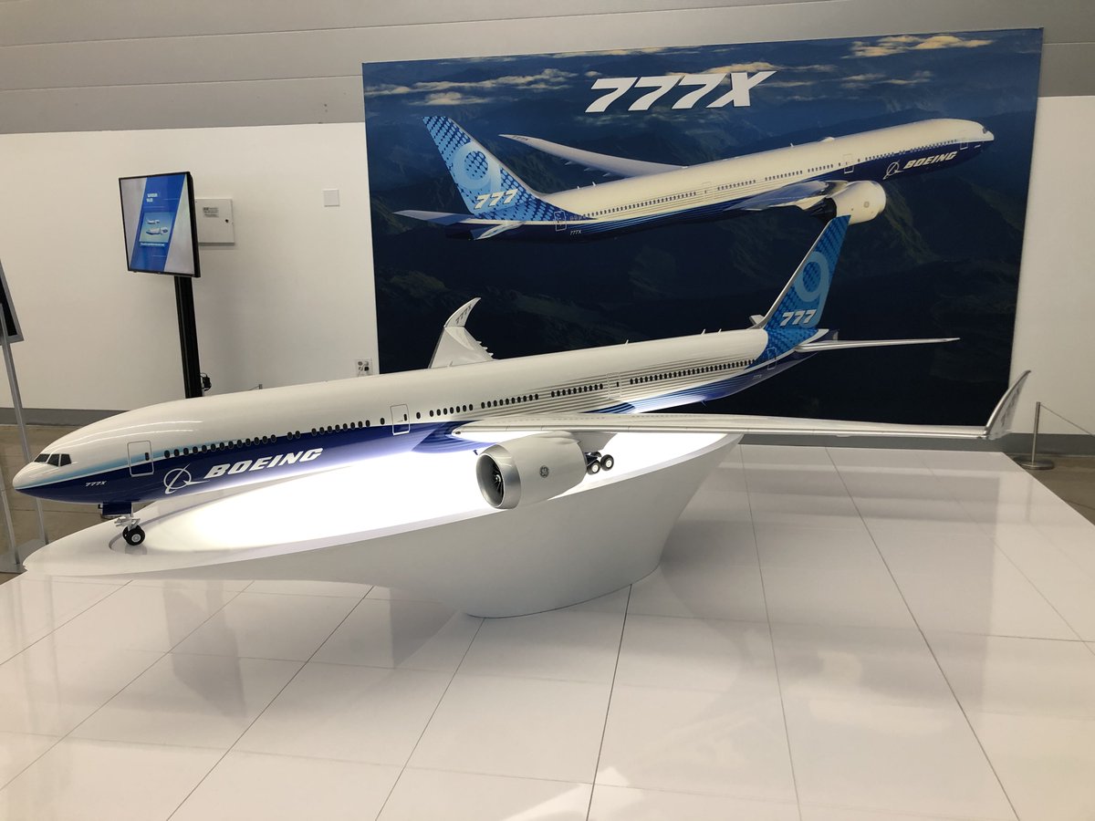 fadvil's tweet photo. Pas un mot sur le 737 Max mais visite très intéressante de l’usine (dans laquelle les téléphones sont strictement interdits). #BoeingFactory https://t.co/POvLHy1IT7