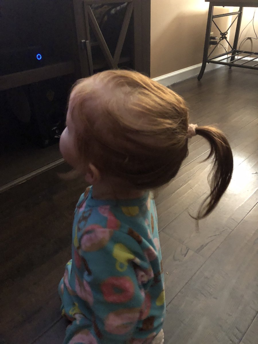 candaceray13's tweet photo. Her first actual ponytail❤️👱🏼‍♀️ https://t.co/jo07mgKTxO