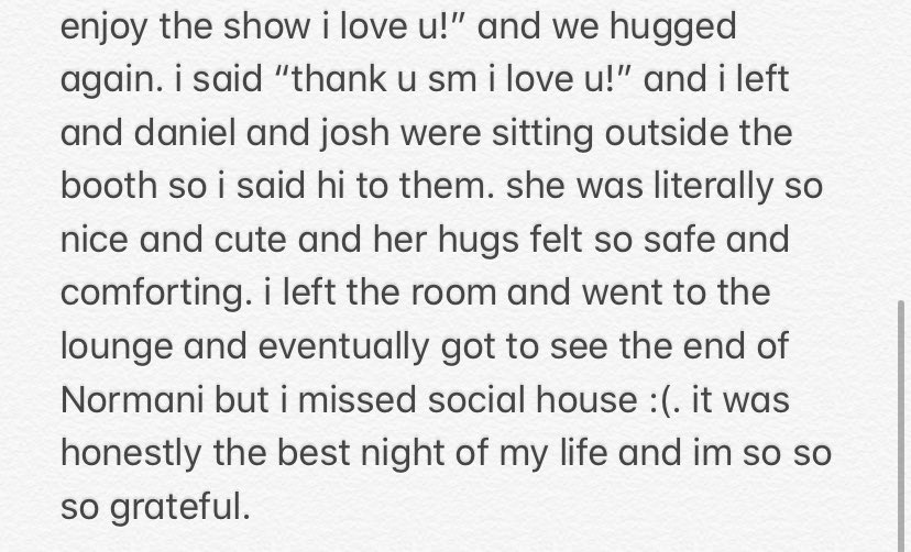 stottstreet's tweet photo. ok my original sweetener tour m&g post somehow deleted idk so i’m posting it again @ArianaGrande i love u thank u 🥺 #SWTPhiladelphia https://t.co/FqGqusOWc8
