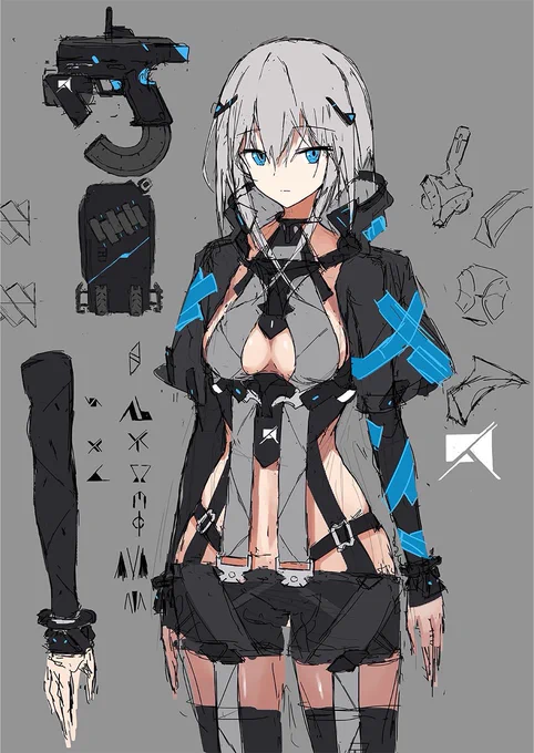おはようございます! 今日の冬コミにてC97新刊を頒布予定です  オリジナルSF娘のフルカラーイラスト本  B5 500円 スペースはQ24a 【風ノ岬】です よろしくお願いしますー 