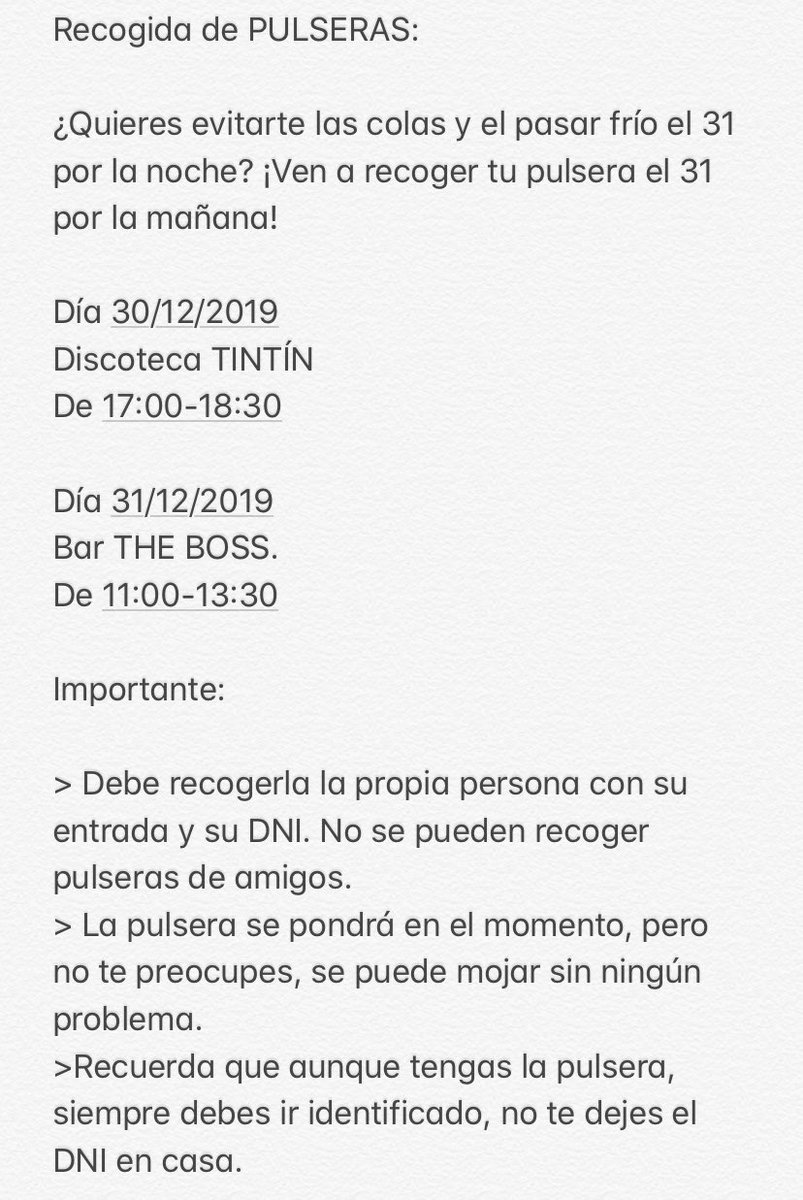nyep2023's tweet photo. Importante para recogida de pulseras!! https://t.co/e73SSbRvhP