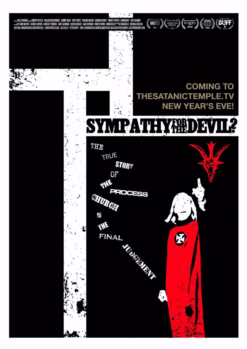 TheProcessMovie's tweet photo. MOVIE NOW AVAILABLE ONLINE!

We’re absolutely delighted to announce that from New Year’s Eve (31st December 2019) the film will launch on the new The Satanic Temple TV online channel, for VOD purchase or part of membership plan. 

https://t.co/327P3M5pJB https://t.co/iKyqMXJ0EB