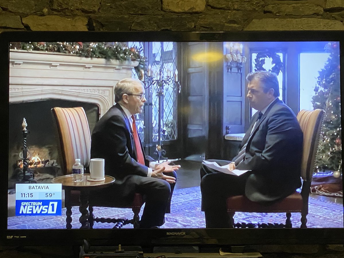 DannoActon's tweet photo. .@GovMikeDeWine responding to #InFocus with #MikeKallmeyer question. What’s best thing about being Gov? “Every day you have a chance to make a real difference.” @andy_chow @darreldrowland @MikeDeWine @ohiogop @JaneyMurph https://t.co/SG8fPonWpC