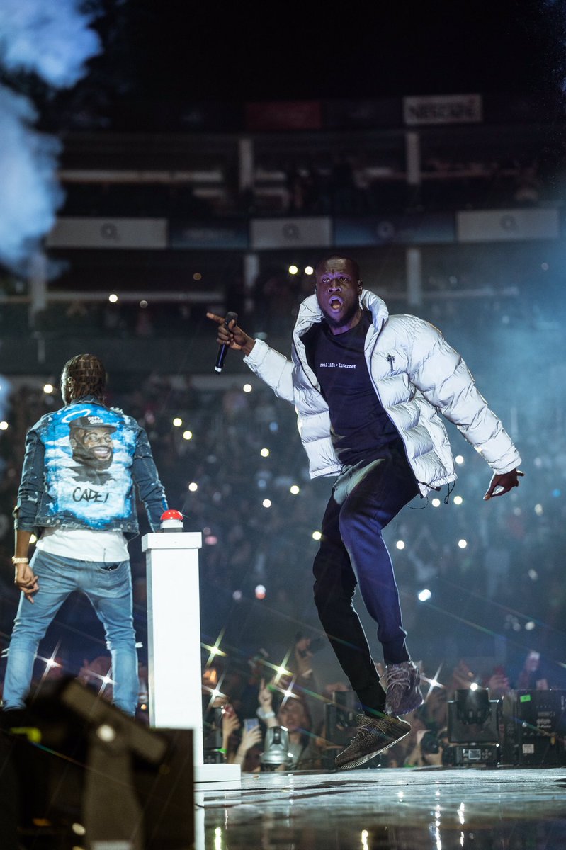 iShootHumans's tweet photo. Stormzy performing for @KreptandKonan at the o2 Arena. #stormzy #londonphotographer #concertphotography #london https://t.co/mk6wUvH2XX