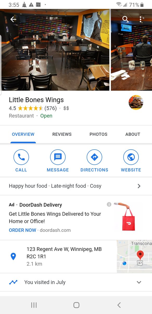 LittleBonesWing's tweet photo. Even though we strive for perfection & 100% customer satisfaction sometimes "stuff happens" ๐. We've earned a 4.5/5 avg rating on Google Reviews, reply to nearly every review & definitely take action on a low rating! It's the way it should be! #Wpg #Winnipeg #Manitoba #WpgWings https://t.co/jVZguCbfDv