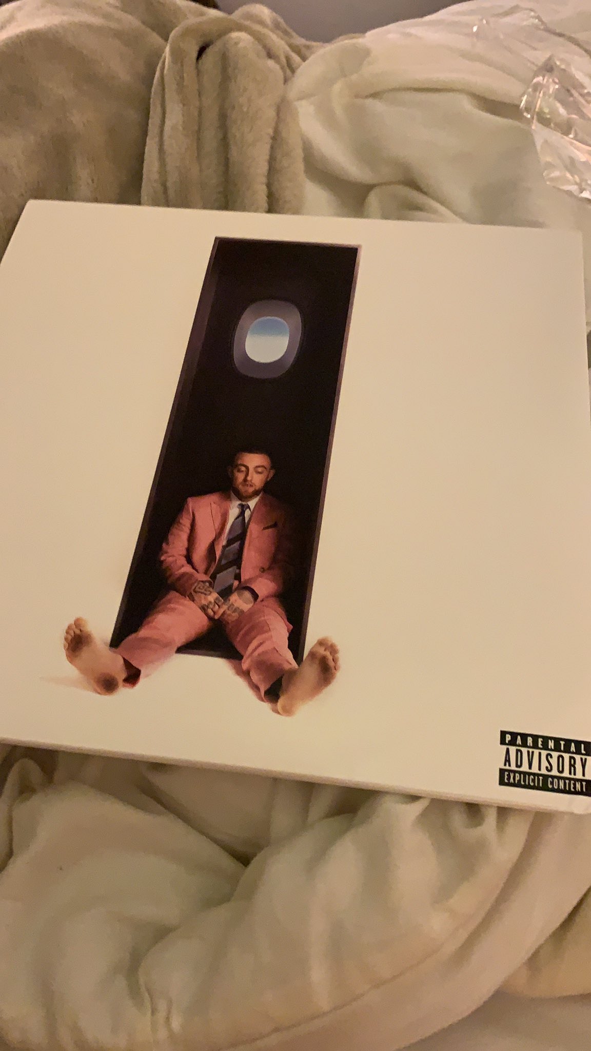 Happy birthday taehyung i bought u mac miller swimming vinyl 