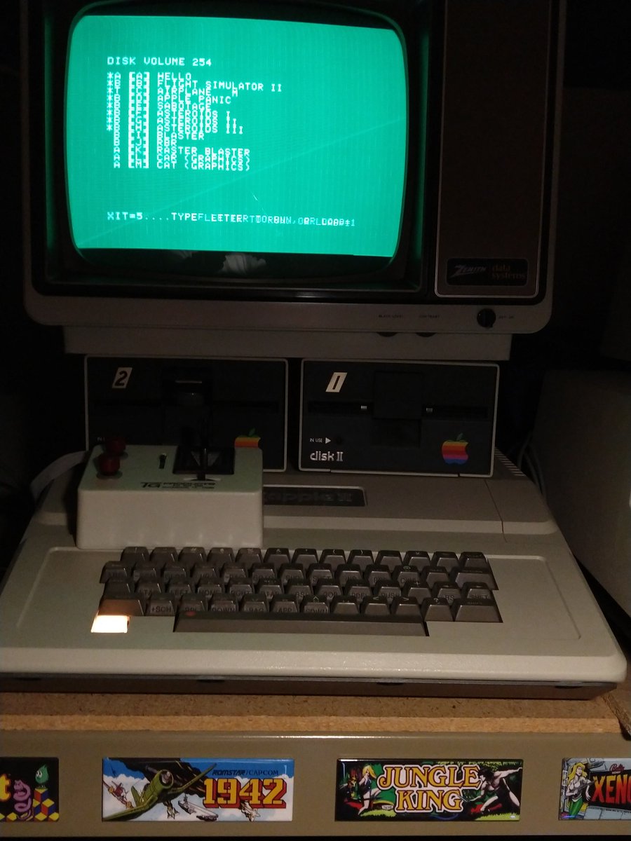 jeffskogstad's tweet photo. One week of vacation remaining and I'm playing my oldest and newest computer games today. At College for Kids, the first PC I used was an Apple II in 1981. After a BASIC intro, our instructor let us play Sabotage. It's as challenging as I recall! https://t.co/jTODIVLU1l