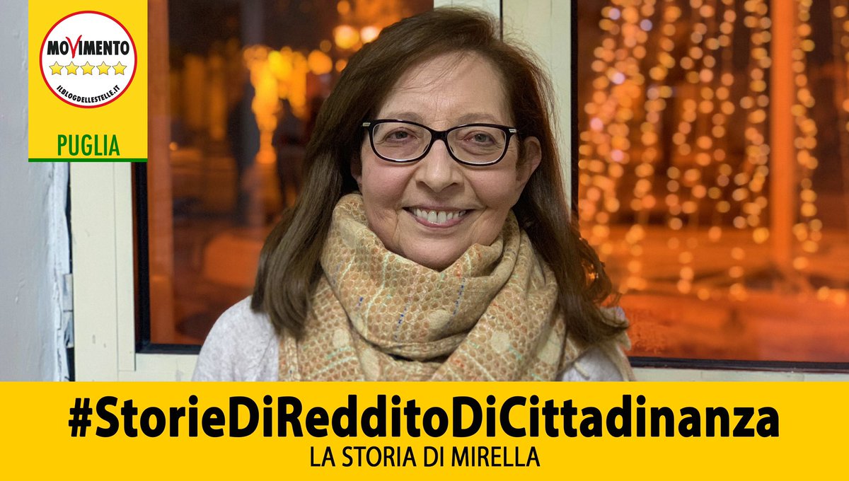 #StorieDiRedditoDiCittadinanza, questa è la storia di Mirella.
Conosciamola e diffondiamola, contro le fake news sul #RedditoDiCittadinanza.
#M5S #Puglia
LEGGI QUI E GUARDA IL VIDEO: bit.ly/StorieDiReddit…