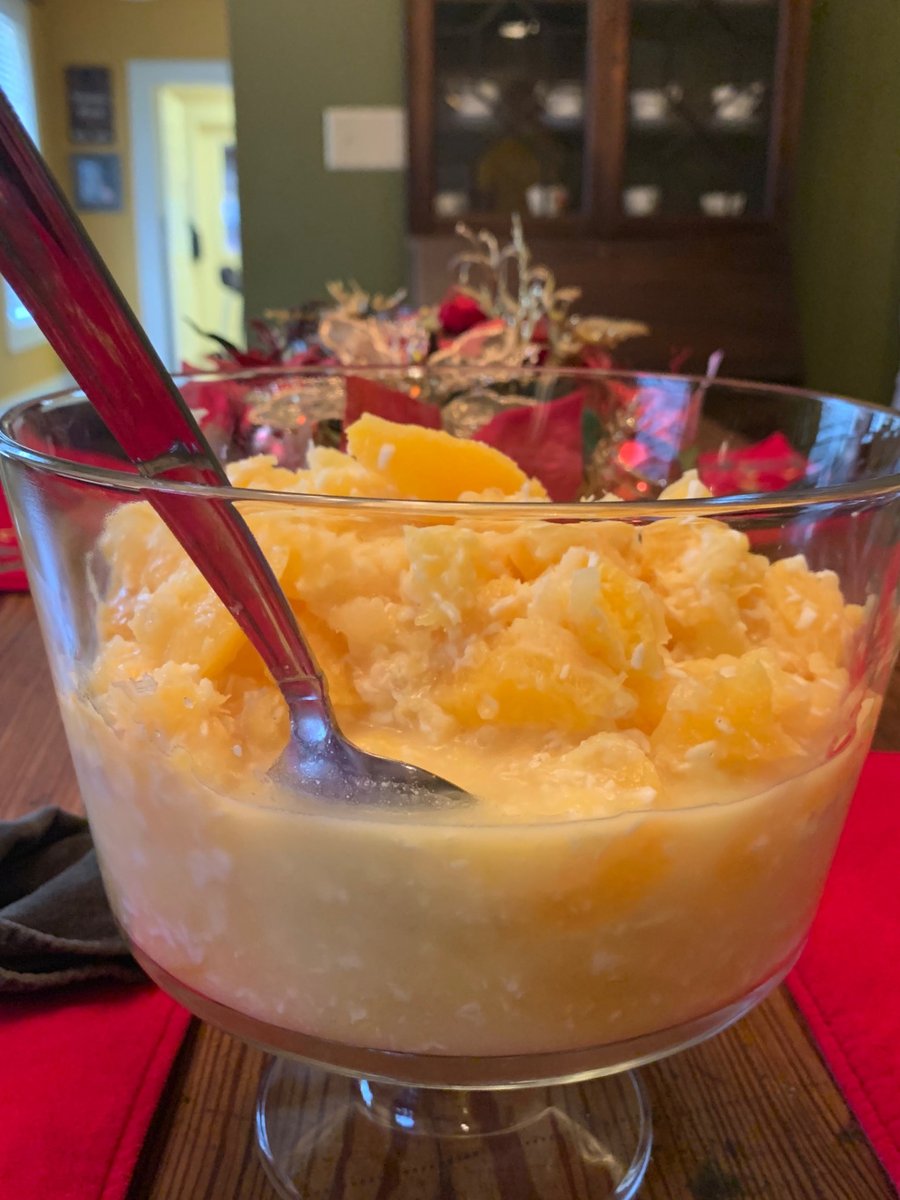 CookinWithCoach's tweet image. Holiday Ambrosia cookinwithcoach.wordpress.com/2019/12/29/hol…