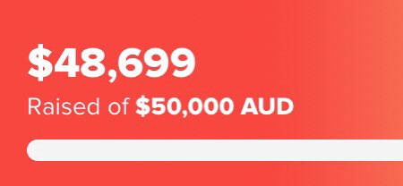 We need just $1,301 to reach our tipping-point goal and #SaveRadioADL! Everything we can make over $50,000 will help to build a thriving, sustainable #RadioAdelaide! startsomegood.com/SaveRadioADL