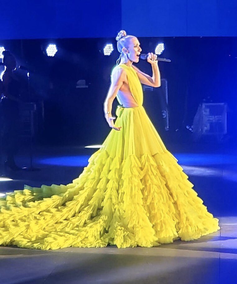 _vanx04's tweet photo. CΓ©line in yellowπΌπ #CelineDion #beautiful #inyellow https://t.co/T48aODZ5Nd