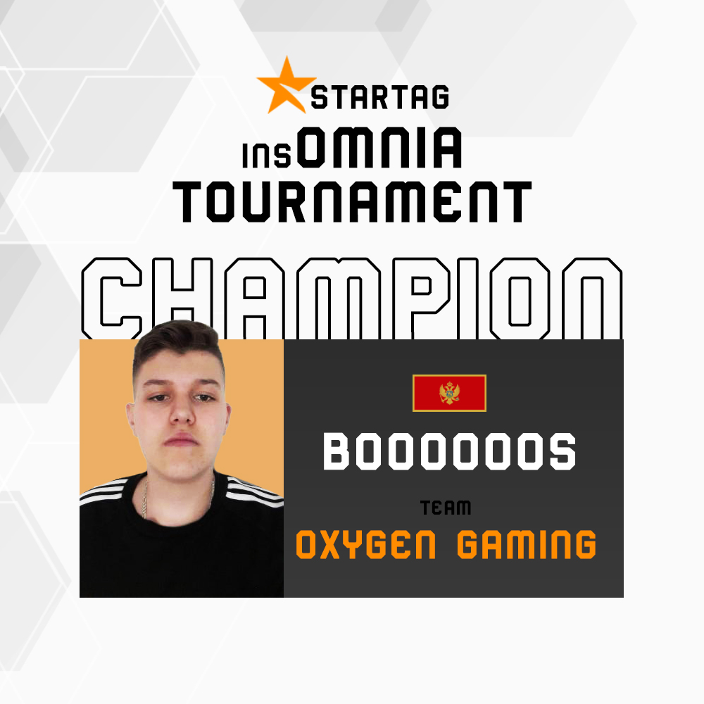 StarTagGG's tweet photo. Congrats to @BoooooosCR for winning our first Individual Tournament👏 
We wish you all the best in future esports carrier! 🤞 https://t.co/qWFIWpiVcm