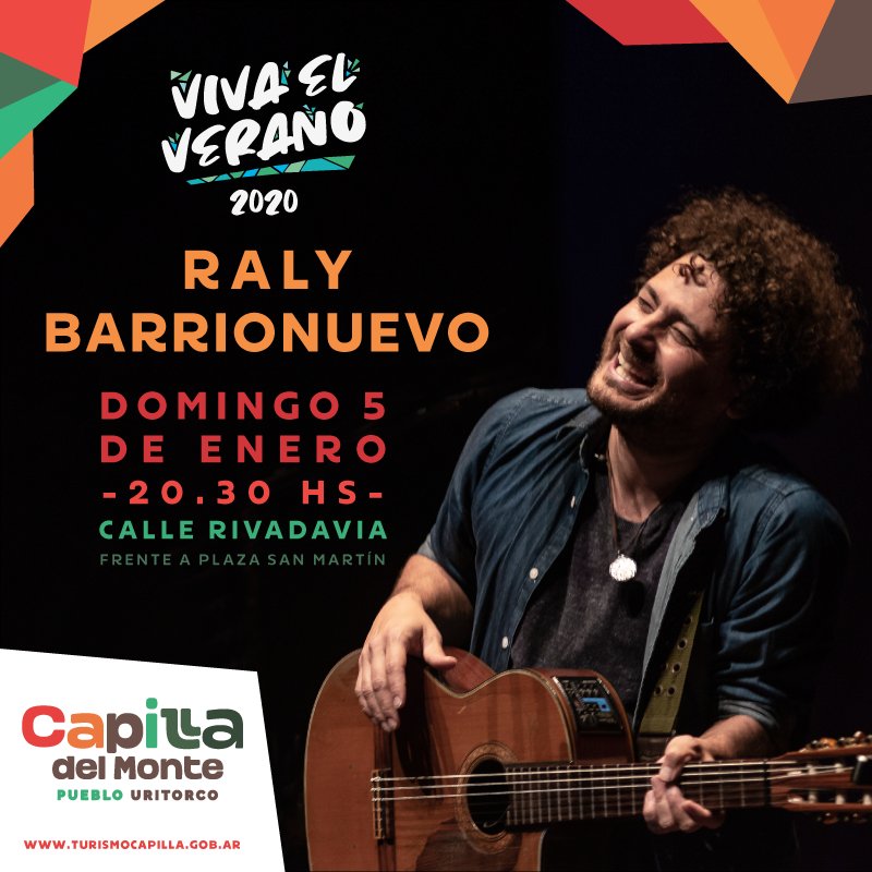 TurCapilla's tweet image. Preparate para vivir un verano diferente! 💪👏

El domingo 5 de Enero arrancamos

¡VIVA EL VERANO EN CAPILLA DEL MONTE!

▶️ a las 20:30 hs  la previa con 
 
Las Voces del Uritorco y Grupo Amanecer 👏

Cerramos la Noche con

RALY BARRIONUEVO      ❤👏💪

turismocapilla.gob.ar
