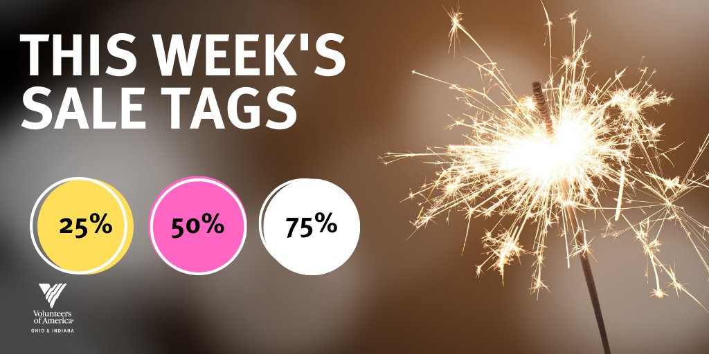 voathrift's tweet photo. Last tag sale colors of 2019! Yellow 25%, Pink 50%, and White 75%. #sales #voathrift #tags https://t.co/IUYSaD4mrV
