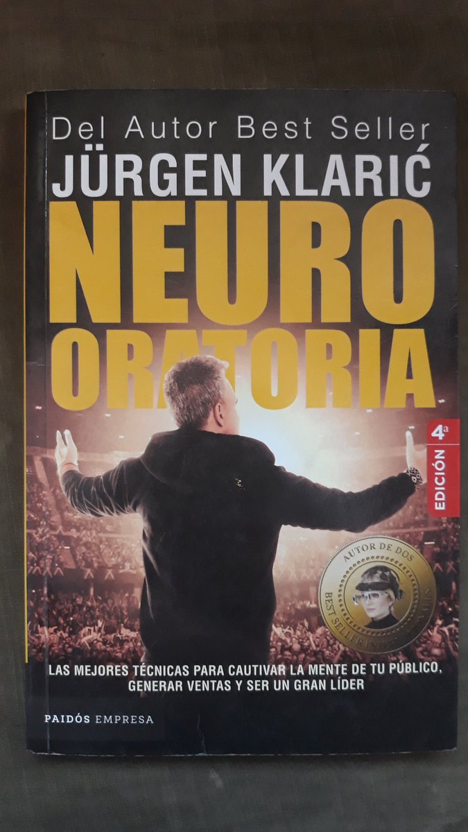 codegnial's tweet photo. Un buen libro de Neuro Oratoria del autor @JurgenKlaric sus mejores técnicas para cautivará a mente del público. Te lo recomiendo @LanthaniumZ 

#oratoria
#neuromarketing 
#NeuroOratoria
#LibrosRecomendados https://t.co/WLm435gxaM