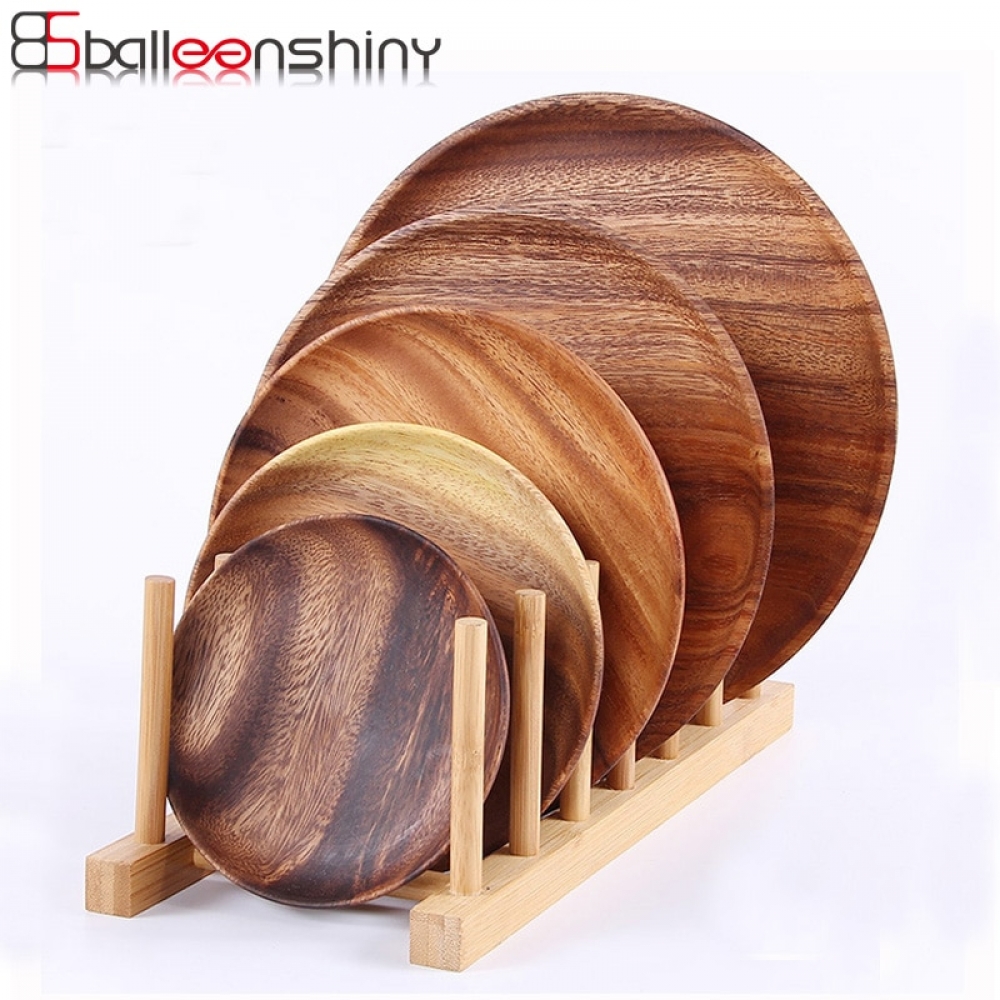 kitchen_terra's tweet photo. #Decor #homedecor BalleenShiny Natural Wooden Round Plates Dish Tray Handmade Acacia Plate Round Sushi Dish Dessert Dish Soup Dishes Tableware https://t.co/sAx8O3gHFQ