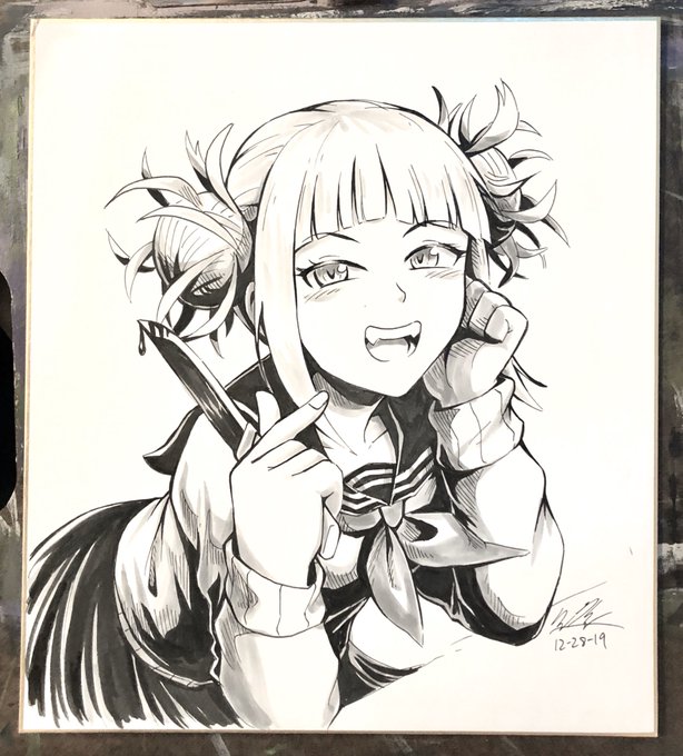 Himiko Togo commission also from Ikkicon! I don't know how many times I drew her this year but it never gets tiring. #MHA 