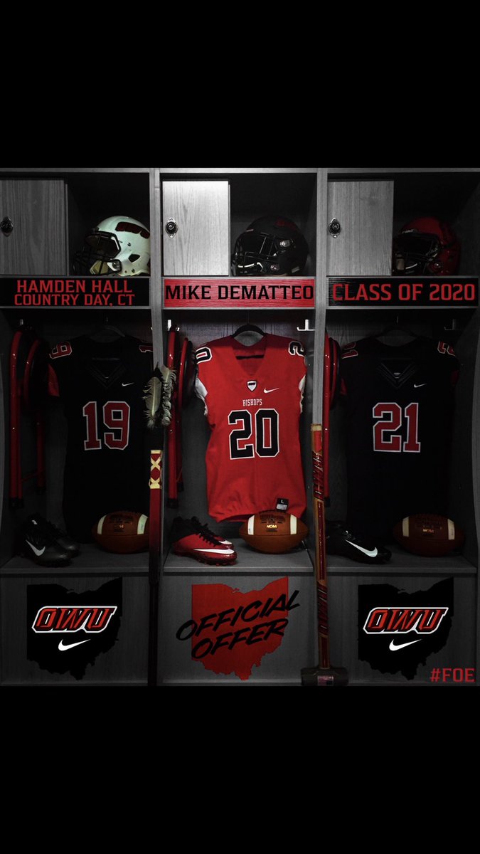 Extremely excited to receive my first offer from <a href="/OWUFB/">Ohio Wesleyan University Football</a>
