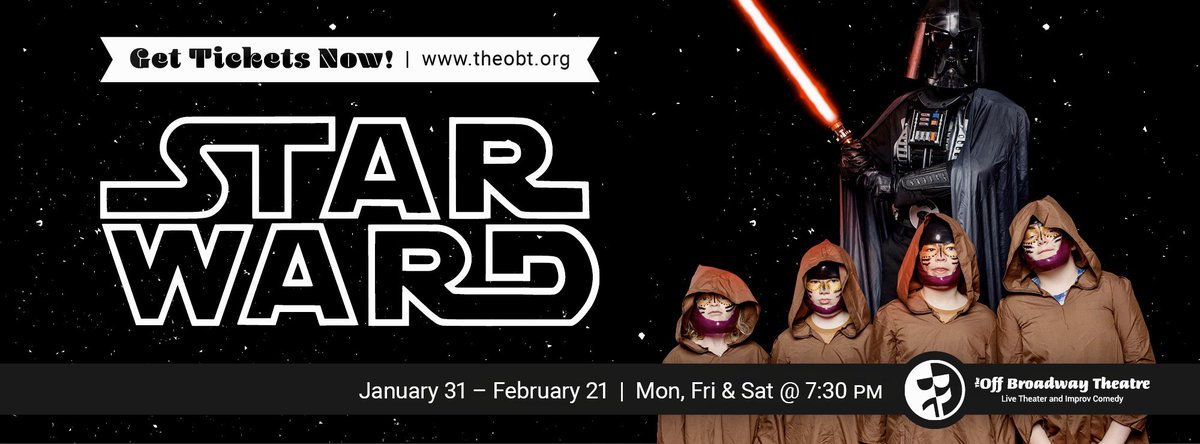 SJensen3's tweet photo. Opening on Jan. 31 at the Midvale Performing Arts Center is OBT’s parody Star Ward. Filled with fun. https://t.co/Iql8PnfbXD
