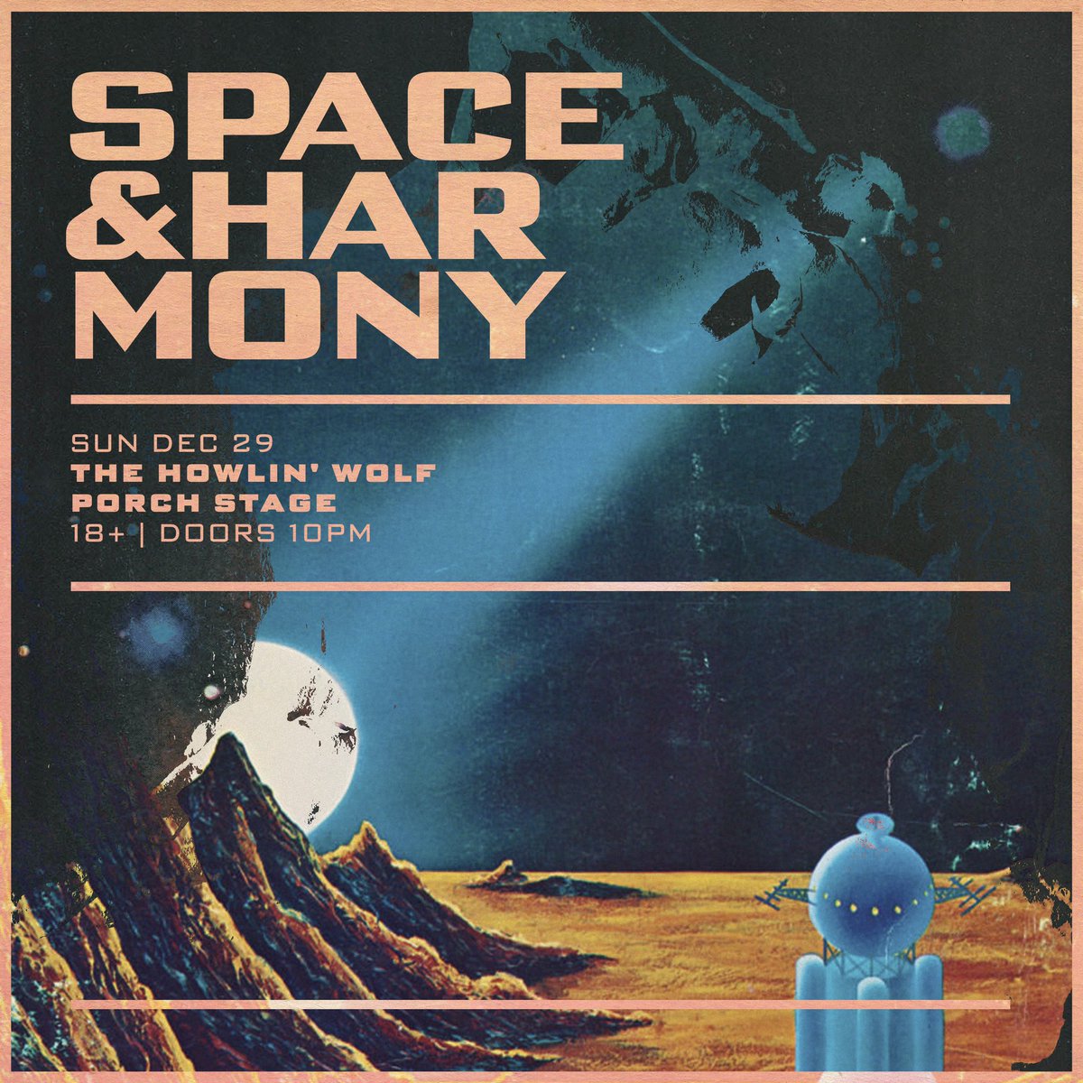 Space & Harmony (@spaceandharmony) on Twitter photo β¨Tonightβ¨
Get an early start on the countdown to the New Year with us at <a href="/Howlinwolfnola/">Howlinwolfnola</a> Den.
πͺ Doors 10 pm
βοΈ $10 β¨Tonightβ¨
Get an early start on the countdown to the New Year with us at <a href="/Howlinwolfnola/">Howlinwolfnola</a> Den.
πͺ Doors 10 pm
βοΈ $10