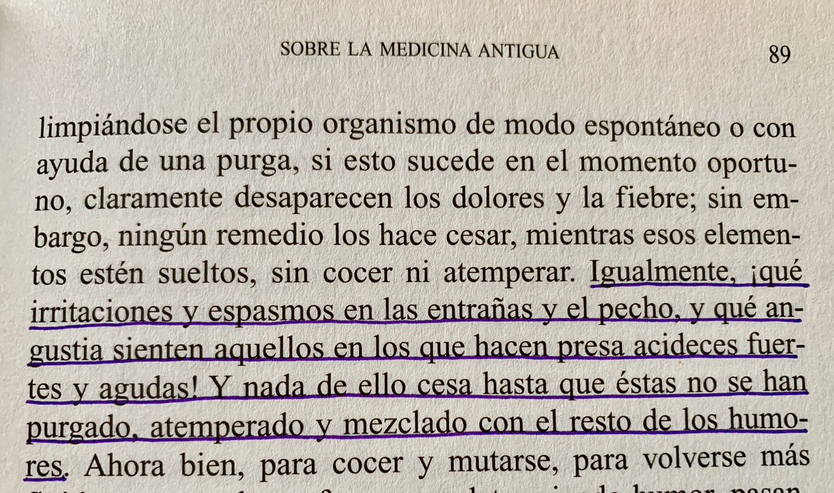 hepatologo_RCO's tweet photo. Una de las descripciones más antiguas conocidas sobre la #Pirosis (agruras o acidéz), dada por #Hipócrates en su Tratado sobre la Medicina Antigua, hacia 400 a.C. (Gredos, fragmento 19, 1982) https://t.co/IVPFjyur3E