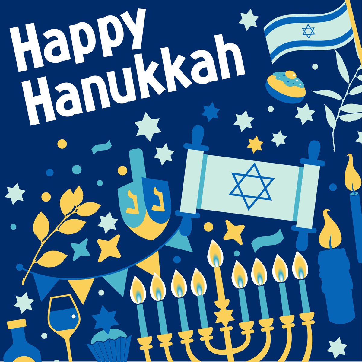 From all of us at the United Jewish Federation of Tidewater, we wish you a #Hanukkah filled with light and laughter!