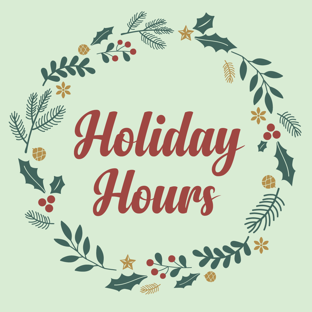 It's the Holiday Season! Please note our special hours this week. 

Monday, December 23: open regular hours 🍾 
Tuesday, December 24: closed 🎁
Wednesday, December 25: closed 🎅
Thursday, December 26: back to regular hours! 🍻
