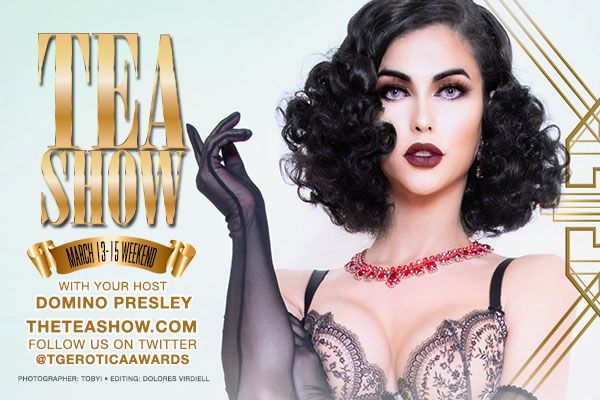 TGEroticaAwards's tweet photo. Multi-award winning @DominoPresley Returns as TEA's Mistress of Ceremonies https://t.co/2sum7QkDaU #TEA2020 #TEAShow #Trans #DominoPresley @MVTransModels https://t.co/9rPEHlITWv https://t.co/C8KUsAmMEW