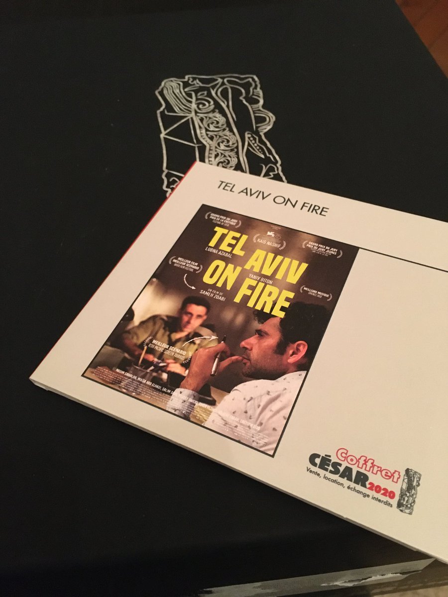 GiordanoIsabel's tweet photo. Séance de rattrapage très agréable : beaucoup ri avec #TelAvivOnFire ! Une des pépites des #Cesar. #TSproductions #GillesSacuto #MilenaPueyo @hautetcourt https://t.co/7mceWqwoZf