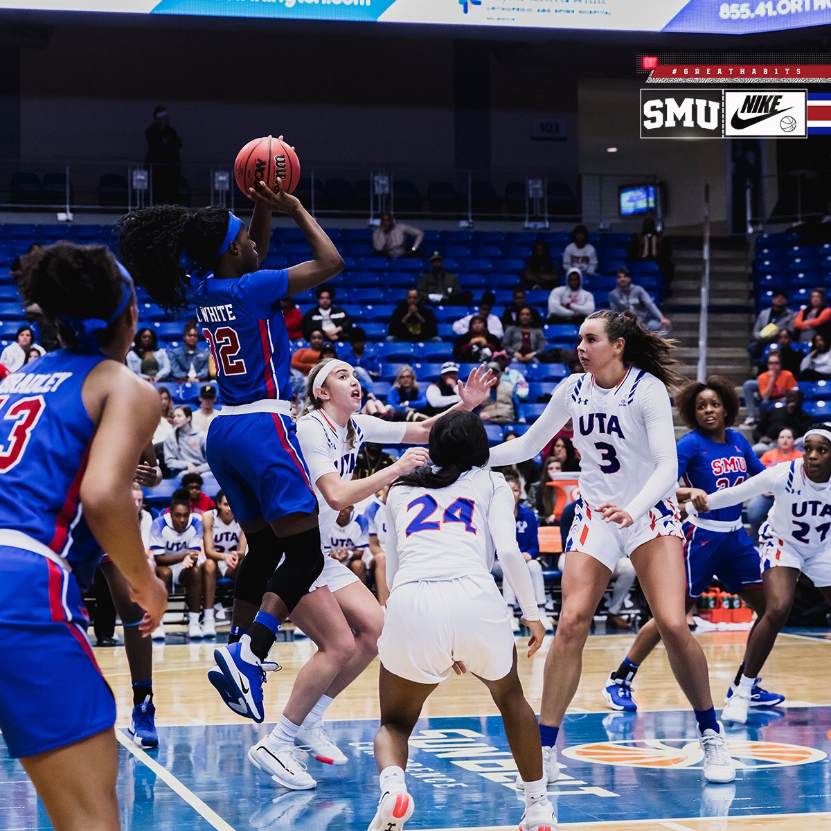 SMUWBB's tweet photo. Chipping away, one possession at a time #ponyup #BeatUTA https://t.co/2qSghCYJew
