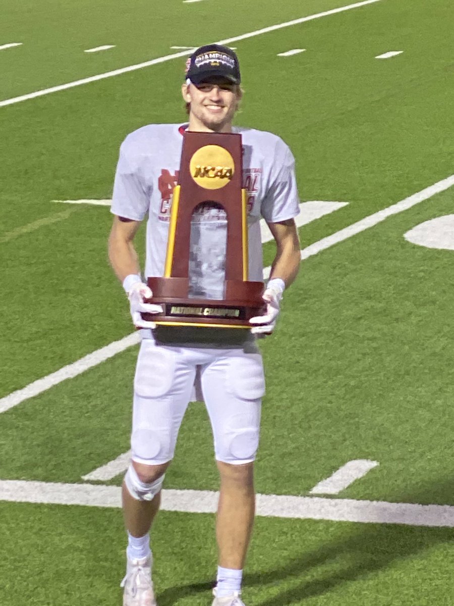 AirForceLindy's tweet photo. What a joy to see your son’s team win a national championship. So proud of Braden and his North Central Cardinals. Amazing coaches, staff, families and players got the mission accomplished. https://t.co/viM2mkTlMT