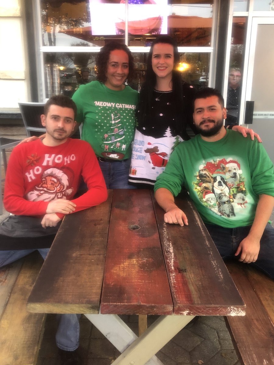 Our team showed up hard on Ugly Christmas Sweater Day. Let us see yours! Drop a photo of your Holiday Sweater in the comments for a chance to win a $25 Mash’D gift card!  
(Must be 21 to enter) #ChristmasSweaters #UglySweaters #ChristmasSwag
