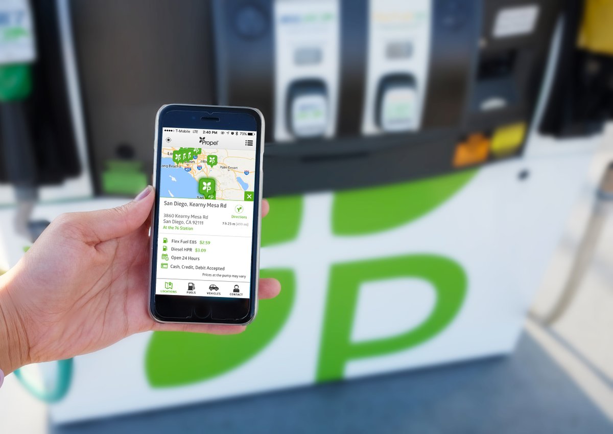 PropelFuels's tweet photo. Planning to hit the road for the Holidays? Download the Propel Station Locator app to find Propel stops along the way. https://t.co/XDDPLL6ov4 https://t.co/xpDwULk9Hn