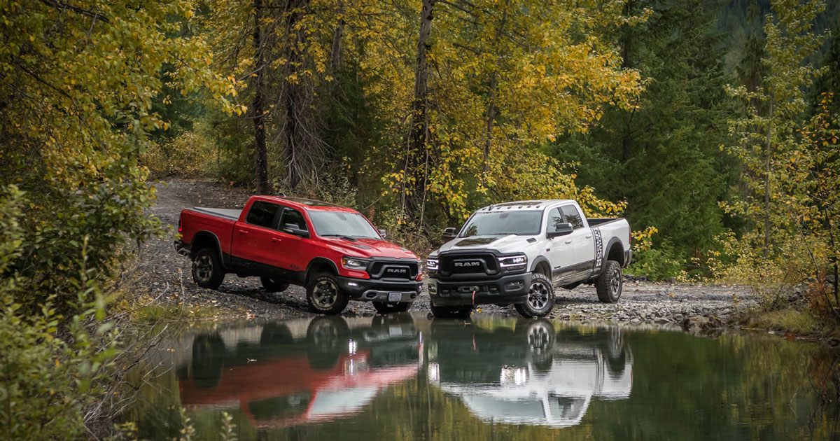 Which is better off-road? The RAM Power Wagon or the Rebel? Both got put to the test! bit.ly/2Ere2Fm