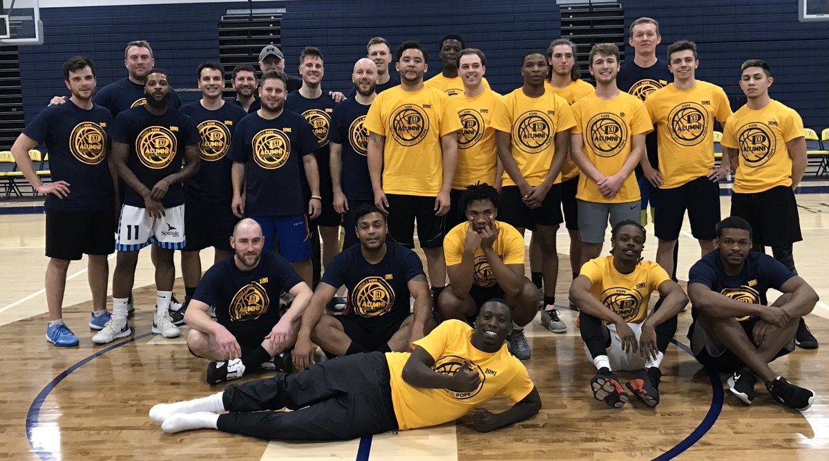 PiusXIHigh's tweet photo. The pride of Pius Basketball was on full display yesterday at our 3rd Annual Alumni Basketball Games. Thank you to all of the alums, fans and Pius faculty and students who made it such a memorable day! #urahrah #tradition #gopopes #goladypopes https://t.co/b7YChVljDH