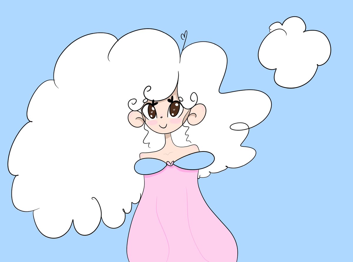 Pinchopixiedust's tweet photo. So excited to share with you all the main character in my new children's book series I'm working on! ~Cloud Princess~ I love her so much and I'm so excited to finally bring her to life after 2 years! (Posting the right file lmao) #cloudprincess https://t.co/QvaqwYq1eT
