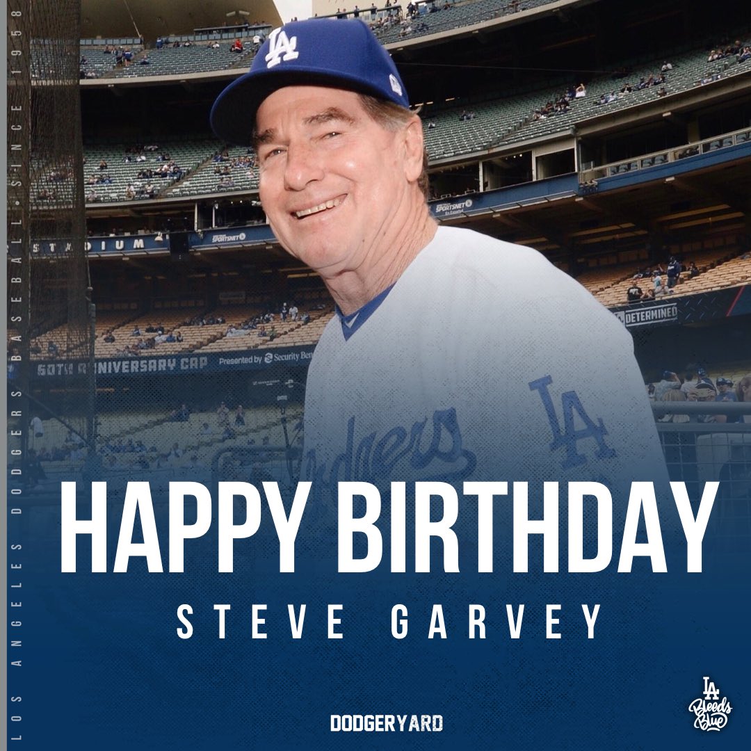 Happy birthday, Steve Garvey! 