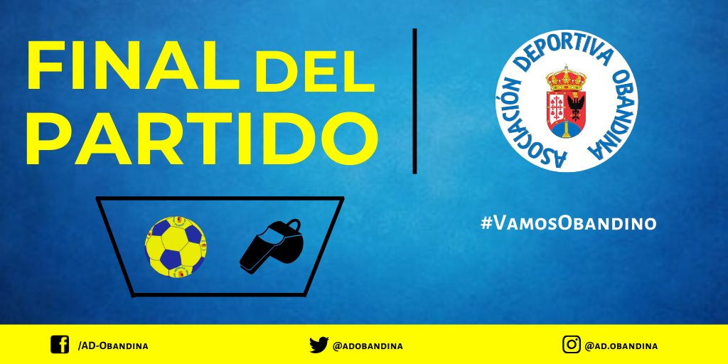 FINAL DEL PARTIDO

<a href="/ADSANTAQUITERIA/">A.D.SANTA QUITERIA</a>      2
#ADObandina                   0

#AúpaObandino 💙💛