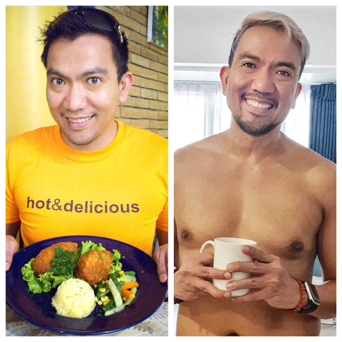 MeLordFernandez's tweet photo. Makikiuso lang.  Hot and delicious versions. 2009 vs. 2019 https://t.co/D6McBgJYjJ