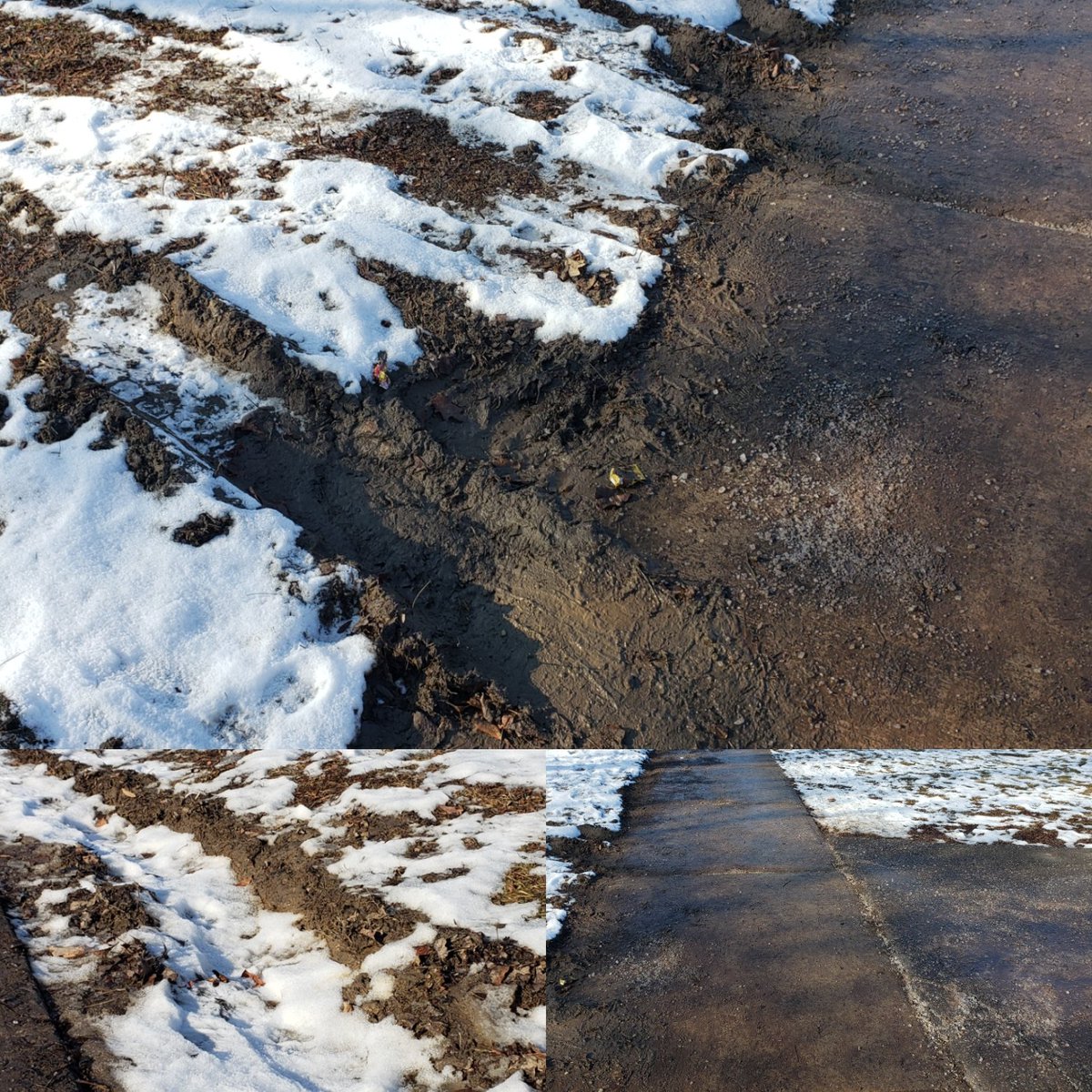 jonathonpurdy's tweet photo. @TownOfAjax maybe less time on ticketing families and more on your public works department. This hack job out the front of a school! @mayor_collier @yourvoice4ajax @CllrAshmeedKhan https://t.co/Eks7ACOxLY