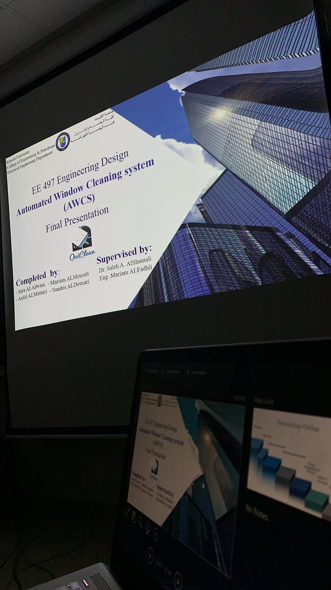 Quiclean_ku's tweet photo. The final presentation &amp; demonstration has ben done successfully! #الحمدلله https://t.co/fSYo9JTdBY
