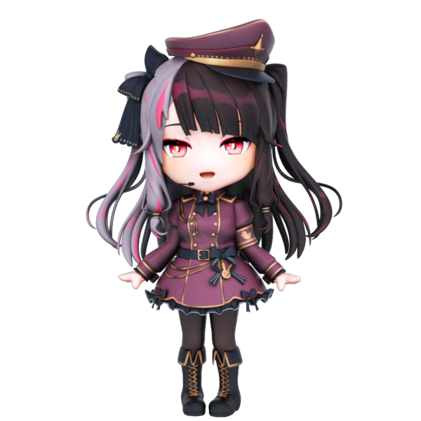 「夜見さんの新衣装?figure style 3DCG
#れなの鳥っくあーと 」|InabaTewi@にじそ07・wf2023sのイラスト